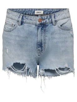 Only Shorts*ONLPACY HW DNM SHORTS NOOS Light Blue Denim