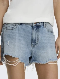Only Shorts*ONLPACY HW DNM SHORTS NOOS Light Blue Denim