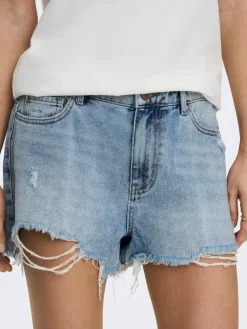 Only Shorts*ONLPACY HW DNM SHORTS NOOS Light Blue Denim