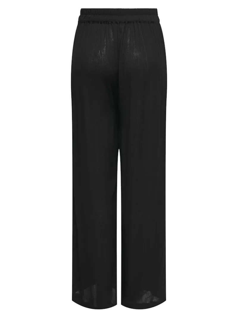 Only Hosen*ONLPAKJA LIFE AOP BELT PANTS WVN NOOS Black