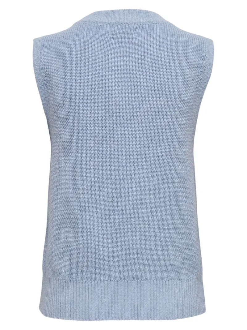 Only Shirts*ONLPARIS LIFE VEST KNT NOOS sky blue