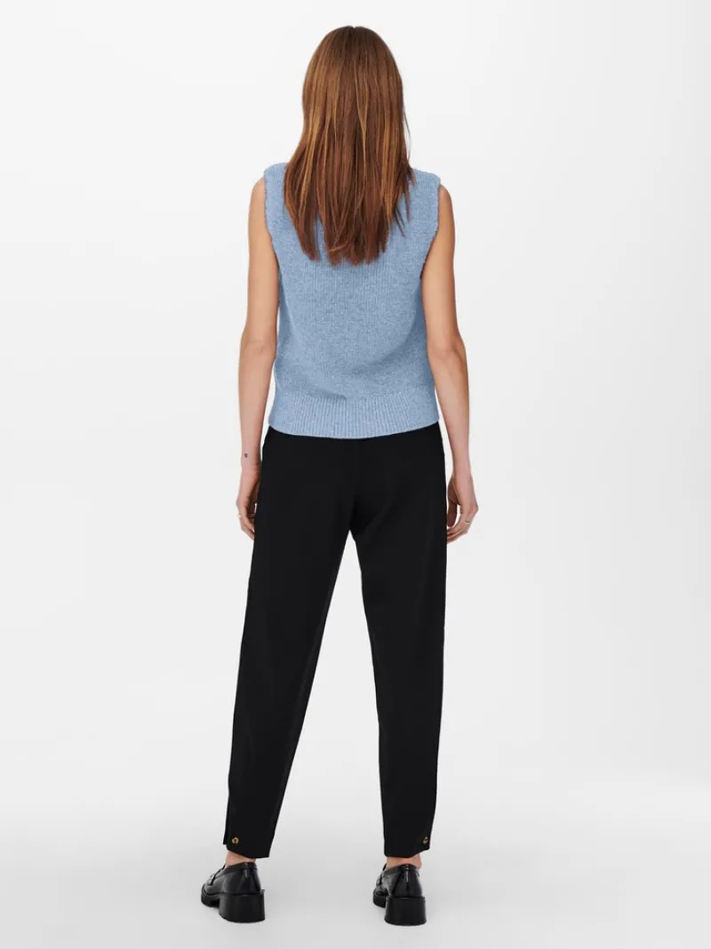 Only Shirts*ONLPARIS LIFE VEST KNT NOOS sky blue