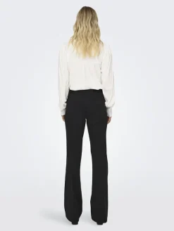 Only Hosen*ONLPEACH MW FLARED PANT TLR NOOS Black