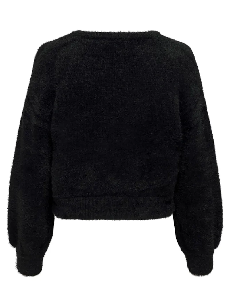 Only Pullover & Sweatshirts*ONLPIUMO L/S PULLOVER KNT NOOS black1