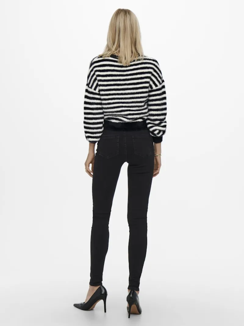 Only Pullover & Sweatshirts*ONLPIUMO L/S PULLOVER KNT NOOS black2