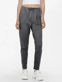 Only Hosen*ONLPOPTRASH EASY COL PANT PNT NOOS Dark Grey Melange