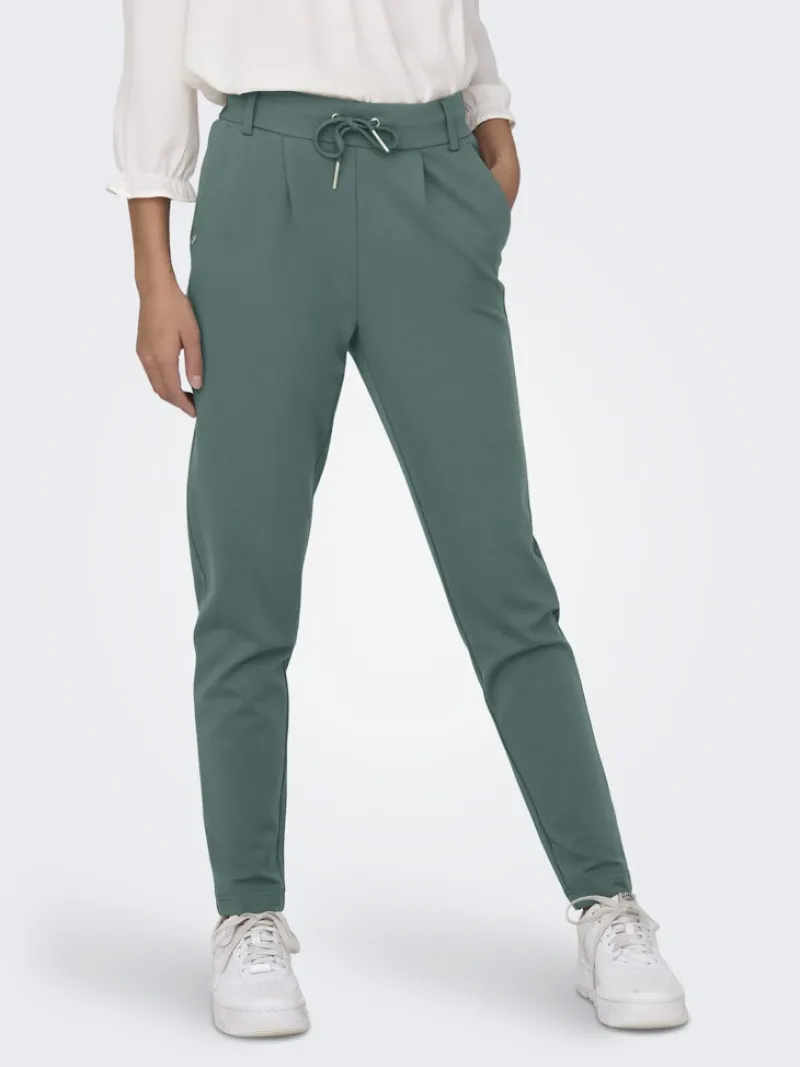 Only Hosen*ONLPOPTRASH EASY COL PANT PNT NOOS dark forest