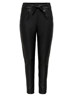 Only Hosen*ONLPOPTRASH LIFE EASY COATED PNT NOOS Black