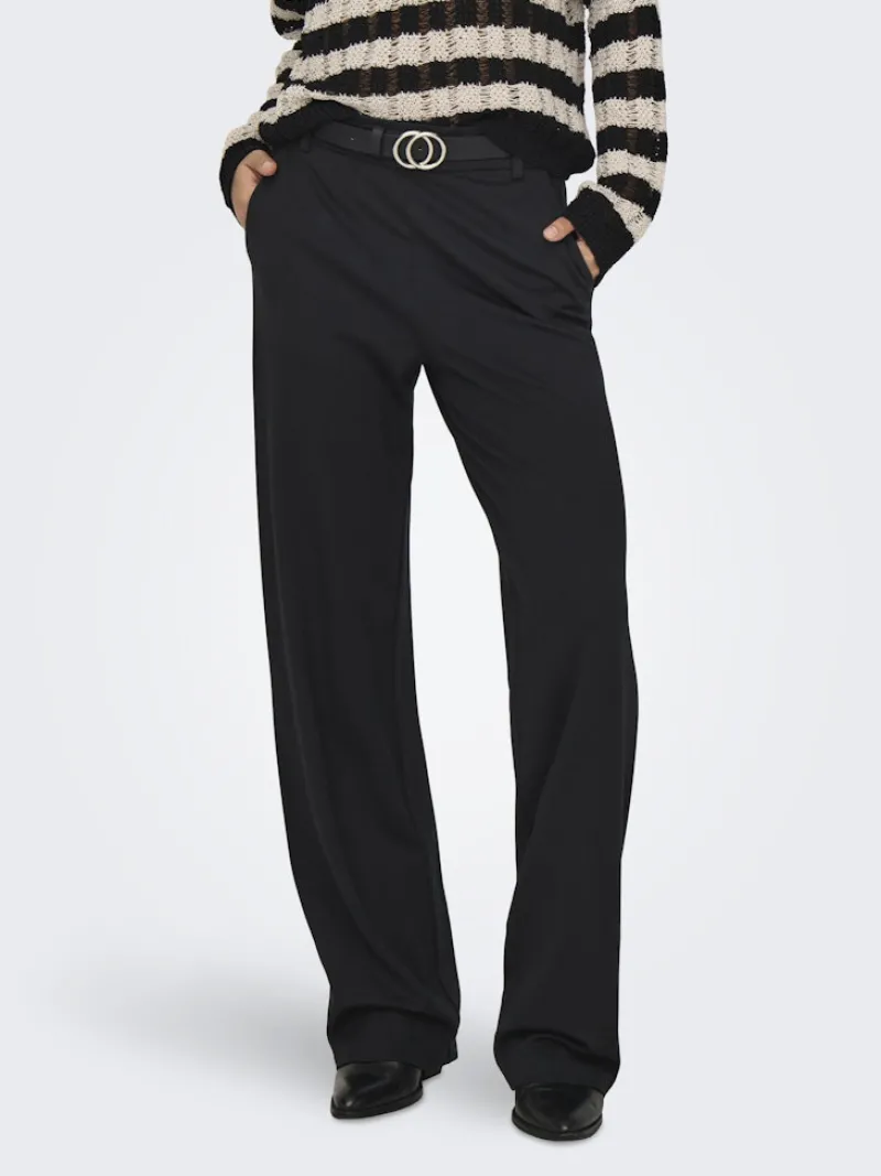 Only Hosen*ONLPOPTRASH MW STRAIGHT PNT NOOS Black