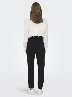 Only Hosen*ONLPOPTRASH-OVA LIFE HW ANK CRT PNT Black