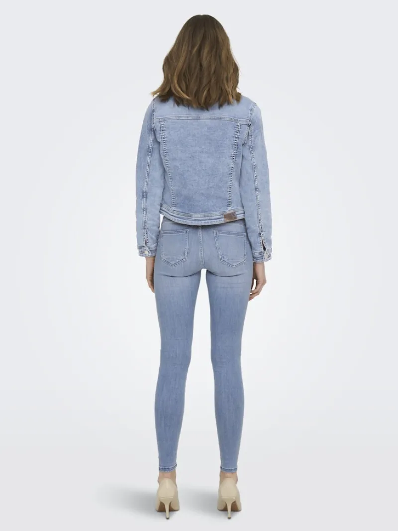 Only Jeans*ONLPOWER MID PUSH UP SK DNM AZG944 NOOS Special Bright Blue Denim