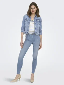 Only Jeans*ONLPOWER MID PUSH UP SK DNM AZG944 NOOS Special Bright Blue Denim