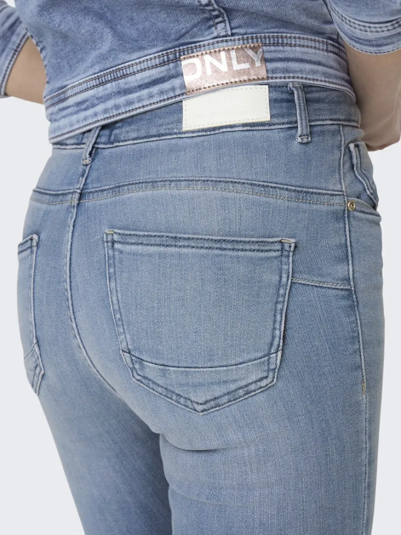 Only Jeans*ONLPOWER MID PUSH UP SK DNM AZG944 NOOS Special Bright Blue Denim