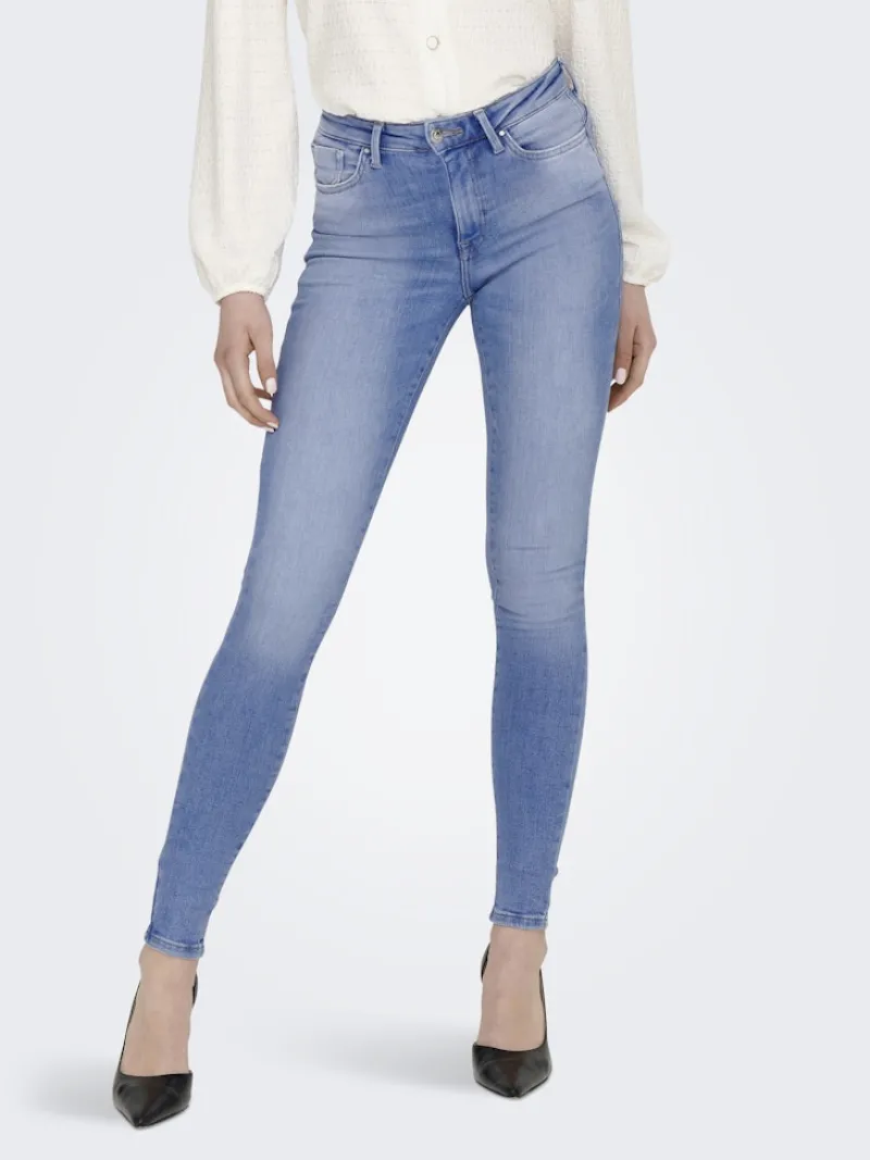 Only Jeans*ONLPOWER MID SK PUSHUP DNM REA934 NOOS Special Bright Blue Denim