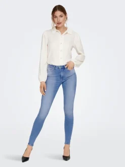 Only Jeans*ONLPOWER MID SK PUSHUP DNM REA934 NOOS Special Bright Blue Denim