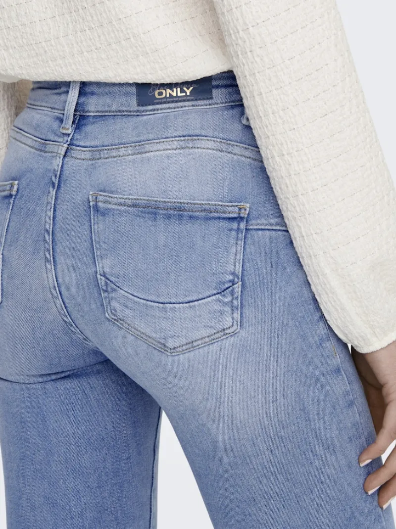 Only Jeans*ONLPOWER MID SK PUSHUP DNM REA934 NOOS Special Bright Blue Denim