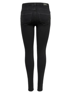 Only Jeans*ONLPOWER MID SK PUSHUP DNM REA3659 NOOS Black