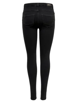 Only Jeans*ONLPOWER MID SK PUSHUP DNM REA3659 NOOS Black