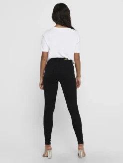 Only Jeans*ONLPOWER MID SK PUSHUP DNM REA3659 NOOS Black