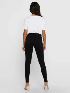 Only Jeans*ONLPOWER MID SK PUSHUP DNM REA3659 NOOS Black