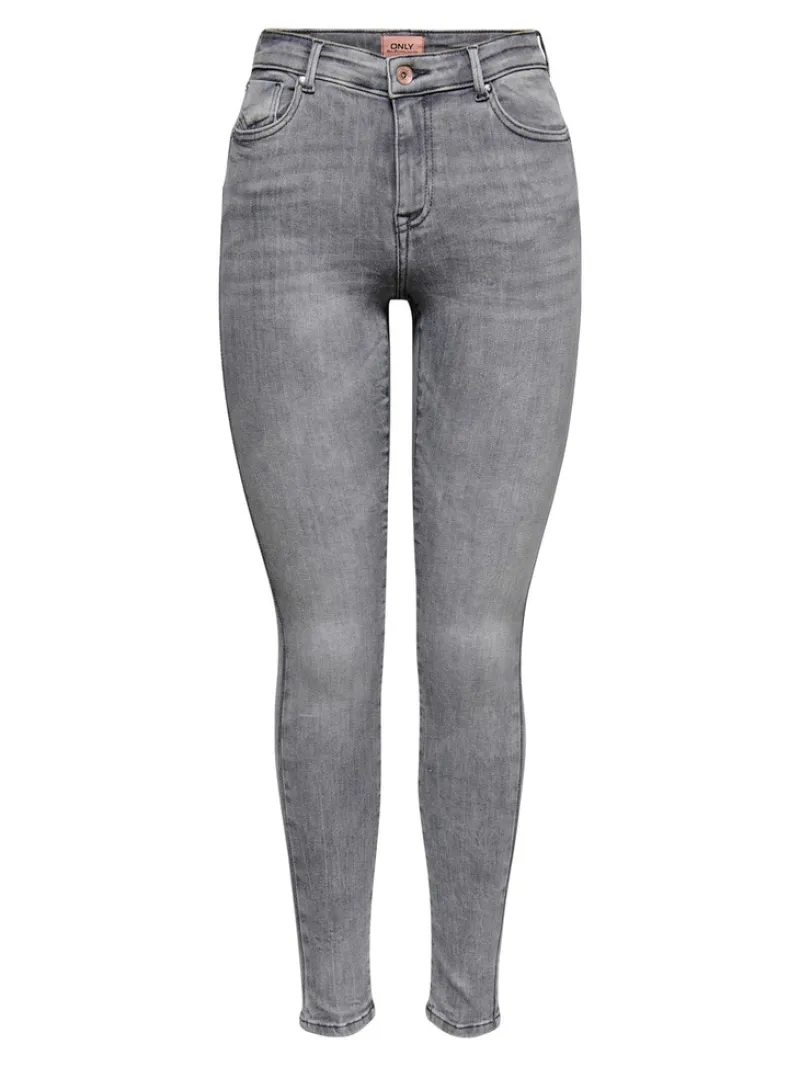 Only Jeans*ONLPOWER MID SK PUSHUP DNM AZG937 NOOS Grey Denim