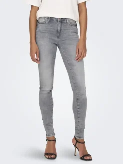 Only Jeans*ONLPOWER MID SK PUSHUP DNM AZG937 NOOS Grey Denim