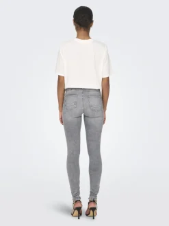 Only Jeans*ONLPOWER MID SK PUSHUP DNM AZG937 NOOS Grey Denim