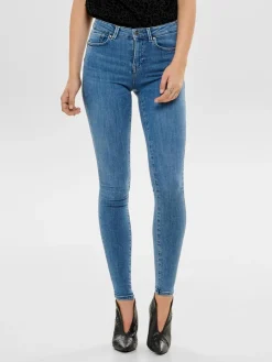 Only Jeans*ONLPOWER MID SK PUSHUP DNM REA2981 NOOS Light Blue Denim