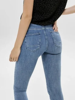 Only Jeans*ONLPOWER MID SK PUSHUP DNM REA2981 NOOS Light Blue Denim