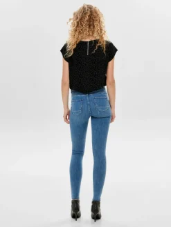 Only Jeans*ONLPOWER MID SK PUSHUP DNM REA2981 NOOS Light Blue Denim