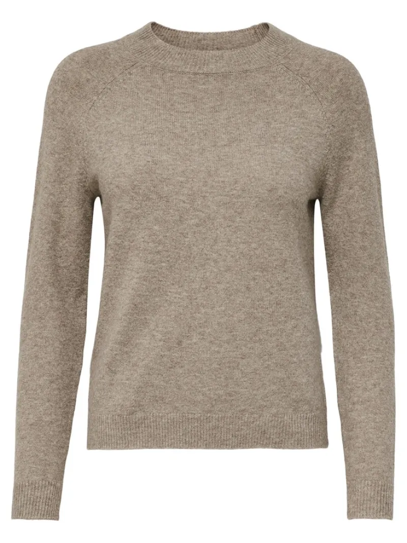 Only Pullover & Sweatshirts*ONLRICA LIFE L/S PULLOVER KNT NOOS Beige