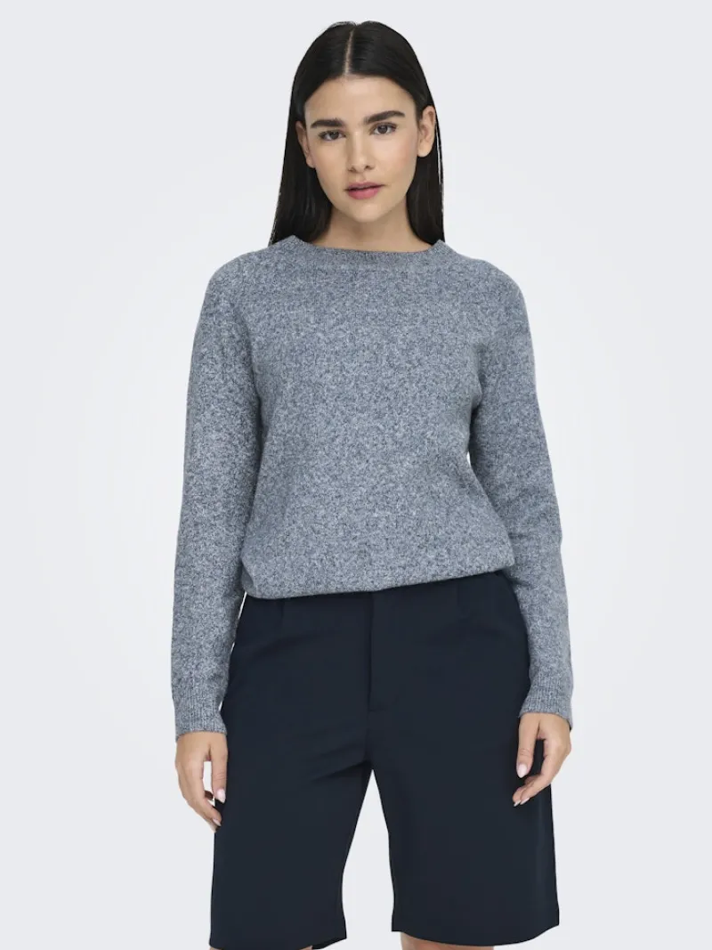 Only Pullover & Sweatshirts*ONLRICA LIFE L/S PULLOVER KNT NOOS Moonlit Ocean