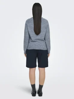 Only Pullover & Sweatshirts*ONLRICA LIFE L/S PULLOVER KNT NOOS Moonlit Ocean