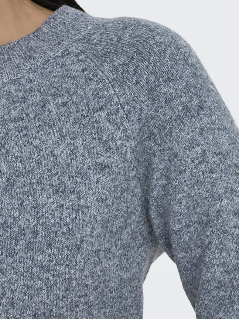 Only Pullover & Sweatshirts*ONLRICA LIFE L/S PULLOVER KNT NOOS Moonlit Ocean