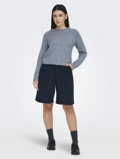 Only Pullover & Sweatshirts*ONLRICA LIFE L/S PULLOVER KNT NOOS Moonlit Ocean