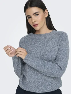 Only Pullover & Sweatshirts*ONLRICA LIFE L/S PULLOVER KNT NOOS Moonlit Ocean