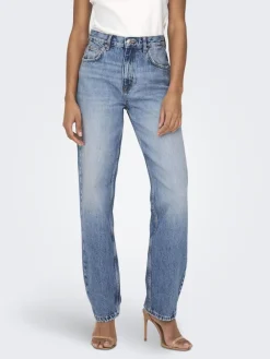 Only Jeans*ONLROBYN MW STR LO AK DNM DOT536 NOOS Medium Blue Denim