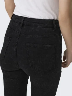 Only Jeans*ONLROSE HW SKINNY DNM GUA256 NOOS Washed Black
