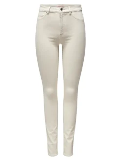 Only Jeans*ONLROSE HW SKINNY DNM GUA019 NOOS ecru