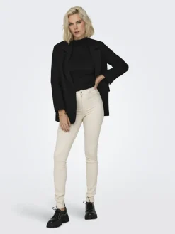 Only Jeans*ONLROSE HW SKINNY DNM GUA019 NOOS ecru