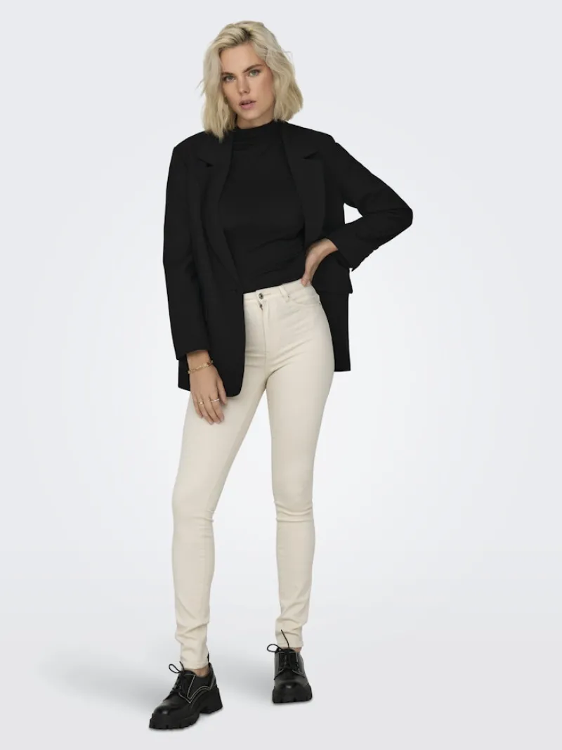 Only Jeans*ONLROSE HW SKINNY DNM GUA019 NOOS ecru