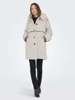 Only Jacken*ONLRUBI SHEARLING COAT CS OTW pumice stone