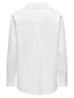 Only Blusen*ONLSALINA L/S SHIRT WVN NOOS Cloud Dancer
