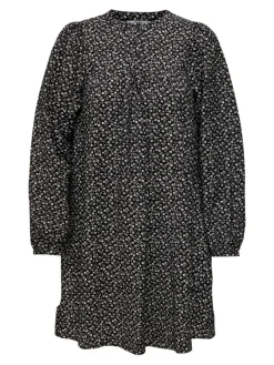 Only Kleider*ONLSANDY LIFE L/S DRESS PTM Black 2