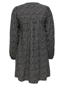 Only Kleider*ONLSANDY LIFE L/S DRESS PTM Black 2