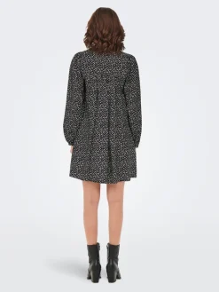 Only Kleider*ONLSANDY LIFE L/S DRESS PTM Black 2