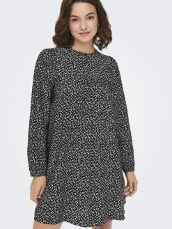Only Kleider*ONLSANDY LIFE L/S DRESS PTM Black 2