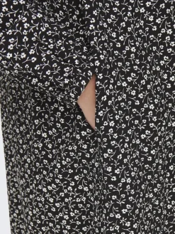 Only Kleider*ONLSANDY LIFE L/S DRESS PTM Black 2