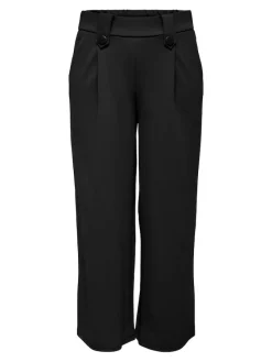 Only Hosen*ONLSANIA BUTTON ANKLE PANT JRS Black