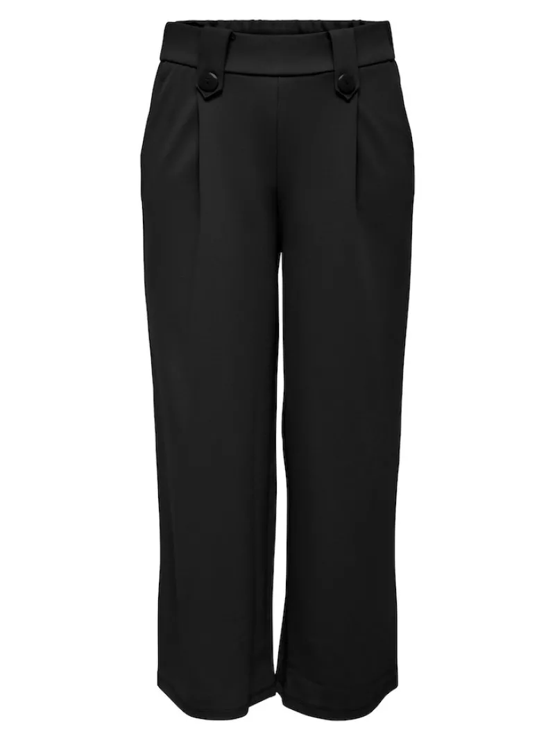 Only Hosen*ONLSANIA BUTTON ANKLE PANT JRS Black